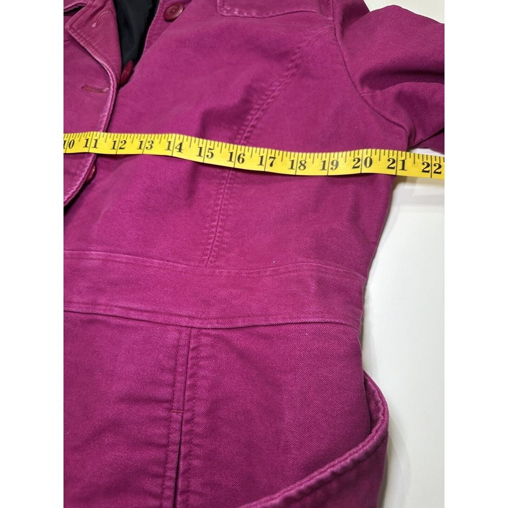 L.L. Bean Women's‎ Size Large Coat Jacket Peacoat Dark Pink - Picture 5 of 10